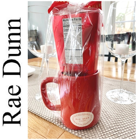 BRAND NEW Rae Dunn BE MINE mug set red - Picture 2 of 5